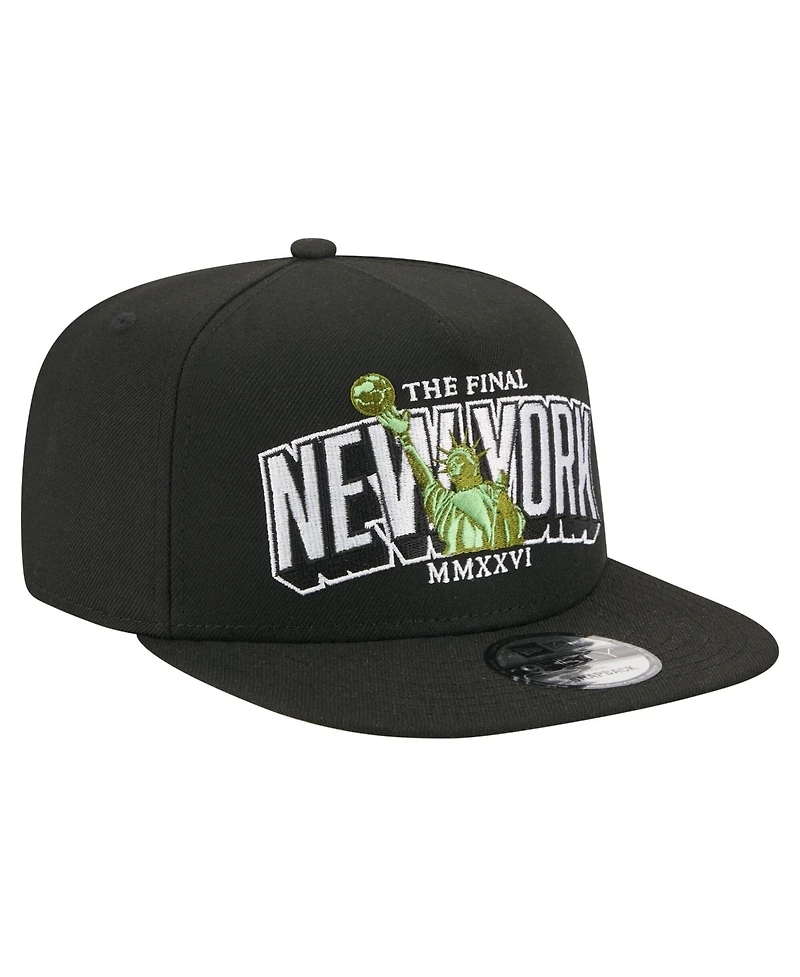 New Era Men's Black The Final Match 9FIFTY A-Frame Snapback Hat