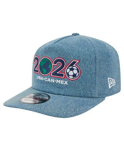 New Era Men's Blue Host Country Denim 19TWENTY Adjustable Hat