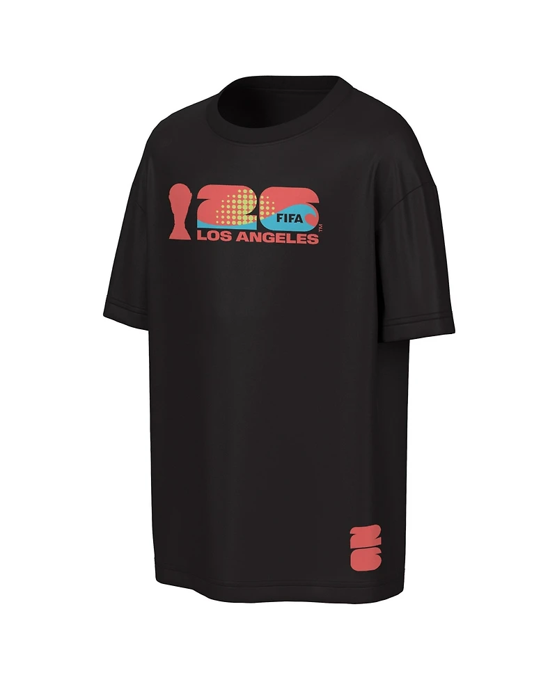 Outerstuff Men's Black Fifa World Cup 2026 Los Angeles Big City Poster T-Shirt