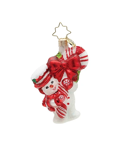 Christopher Radko 3" Snowy Retro Cheer Gem Ornament