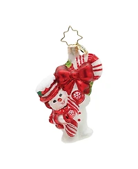 Christopher Radko 3" Snowy Retro Cheer Gem Ornament