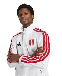 Adidas Men's White Peru National Team 2026 Home Full-Zip Game Day Anthem Jacket