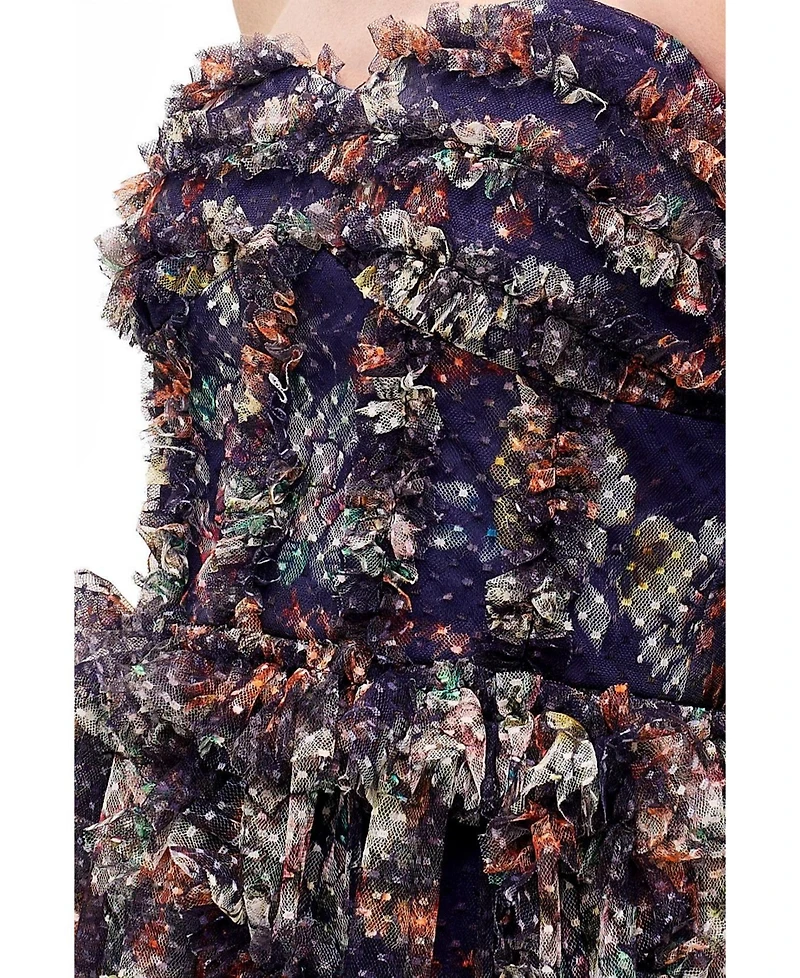 Beauut Women's Floral Ruffle Dress