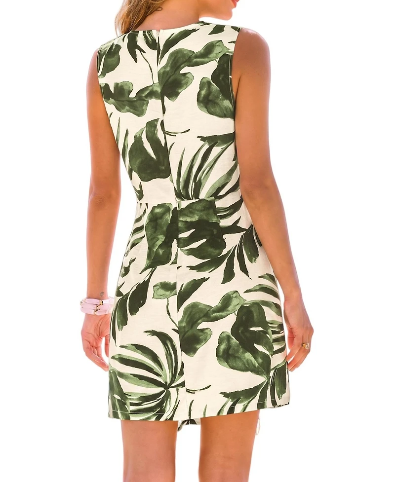 Cupshe Women's Charmer Tropical Mini Beach Dress