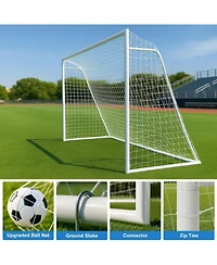 Mooncool Soccer Goal Steel for Teens and Adults Training