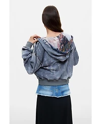 Desigual Women's Reversible Printed Sweatshirt