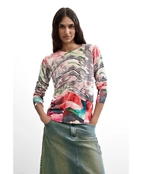 Desigual Women's Thin Printed Sweater