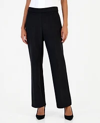 Kasper Women's Audrey Pull-On Straight-Leg Pants