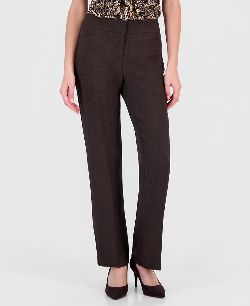 Kasper Women's Lily Mid-Rise Straight Trouser