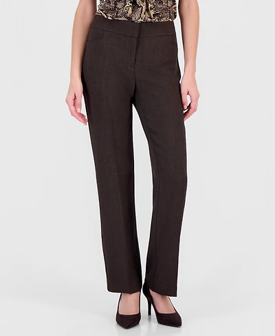 Kasper Women's Lily Mid-Rise Straight Trouser
