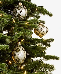 Holiday Lane Opulence Mixed Glass Ornaments, Set of 3, Macy's Exclusive
