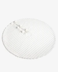 Holiday Lane Opulence White with Pompom Tree Skirt, Macy's Exclusive