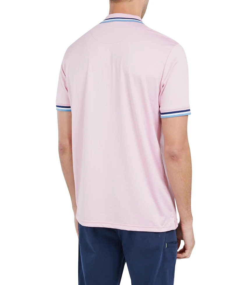 Society of Threads Men's Slim Fit Solid Polo
