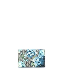 Pre-Owned Gucci Small Dionysus Chain Wallet Blooms Print Gg Coated Canvas
