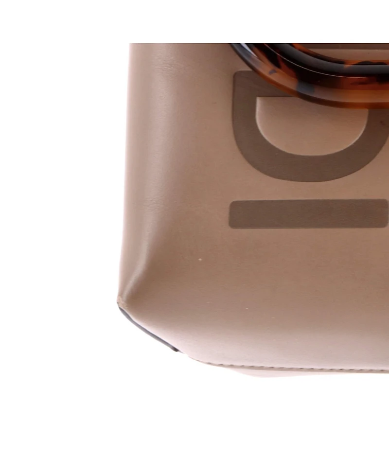 Pre-Owned Fendi Mini Logo By The Way Top Handle Bag Embossed Leather