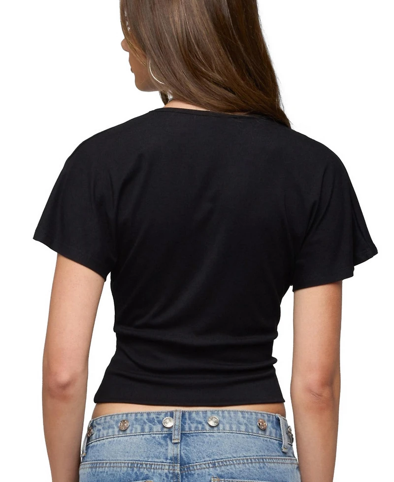 Edikted Women's Mundy Deep V Neck Top