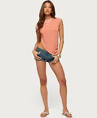 Edikted Women's Zephey Ruched Asymmetric Top