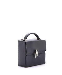 Pre-Owned HERMES Cinhetic Top Handle Bag Chevre Mysore