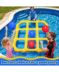 Gnuadz 10 Balls Giant Inflatable Tic Tac Toe Pool Game