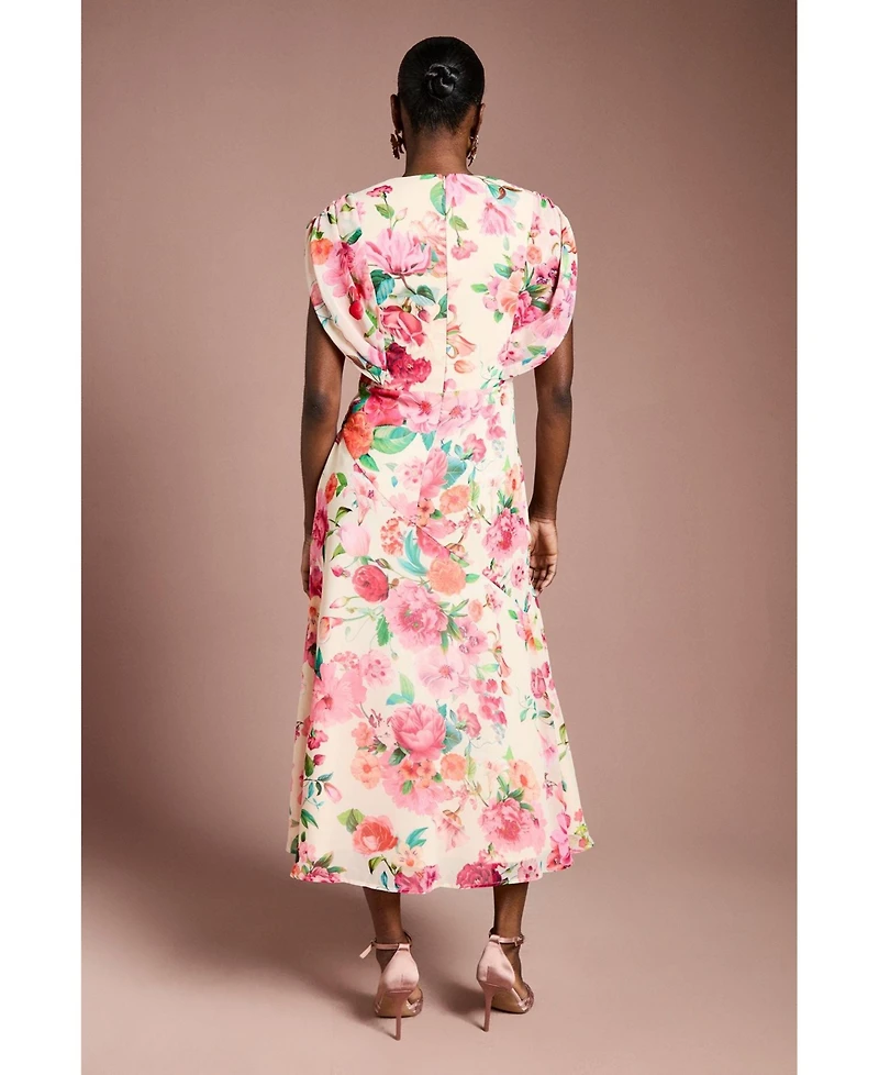 Coast Women's Floral Chiffon Midi Dress