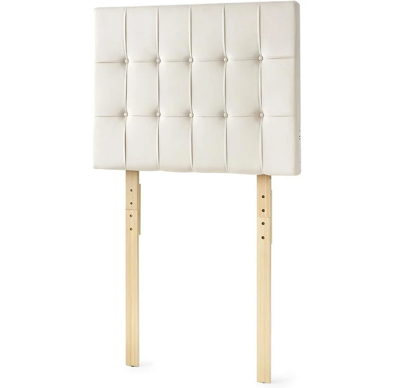 DormCo Tavira Allure Right Side Outlet Headboard - Ribbon Tufted Rectangle