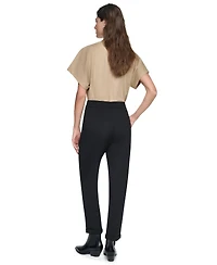Dkny Women's Cuffed Capri Soho Ponte Pants