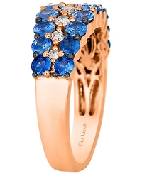 Le Vian Sapphire (1-7/8 ct. t.w.) & Diamond (1/4 Ring 14k Vanilla Gold