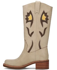 Frye and Co. Women's Miranda 10 Flower Slip-On Tall Boots