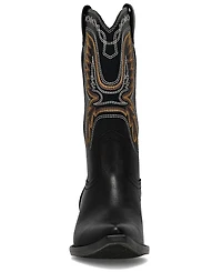 Frye and Co. Women's Irlene Short Deco Stitch Almond Toe Boots