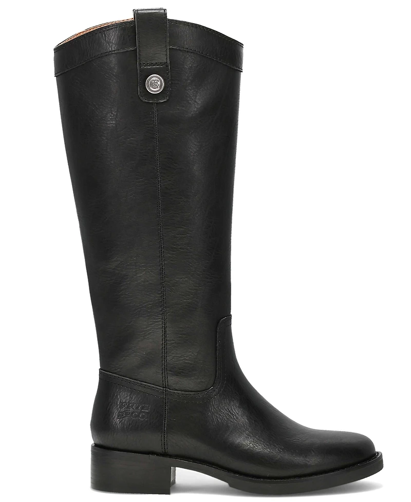 Frye and Co. Women's Foster Button Ban Zipper Tall Boots