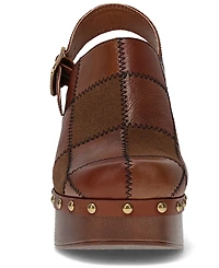 Frye and Co. Women's Wylie Patchwork Platform Mule Clogs