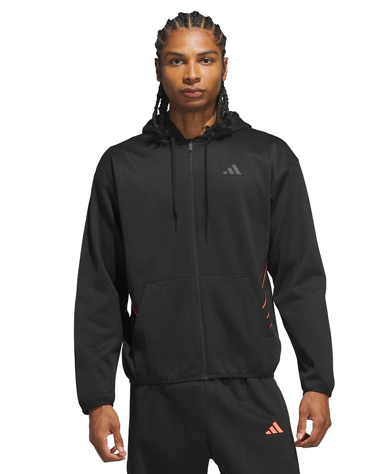 adidas Men's Crazy Warm Full-Zip Hooded Jacket