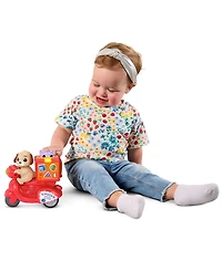 VTech Press & Roll Pizza Scooter Numbers, Shapes & Colors Learning Toy, Ages 12 Months+