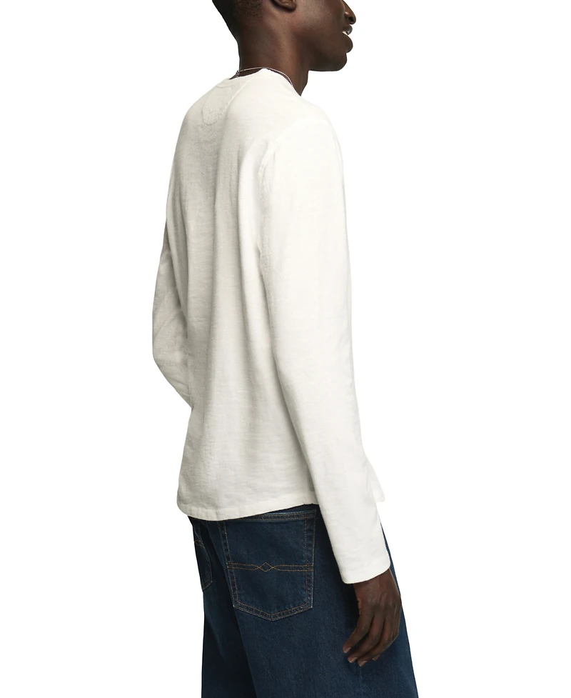 Lucky Brand Men's Long-Sleeve Weekend Slub Henley T-Shirt