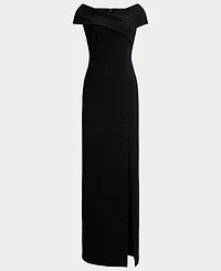 Lauren Ralph Women's Faille Off-the-Shoulder Gown