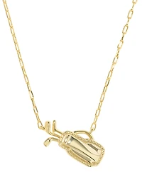 Kendra Scott 14k Gold-Plated Imitation Pearl Golf Short Pendant Necklace