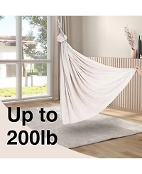 gaomon Sensory Swing for Kids and Adults, Indoor Sensory Swing for Hug Like Calming Effect, Double Layered Soft Fabric and Heavy Duty Hardware