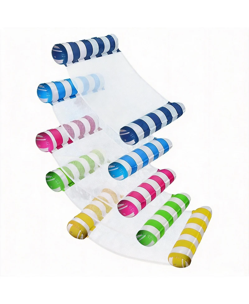 Aofar 5 Pack Water Pool Floats 4-in-1 Multi-purpose Pvc Hammock