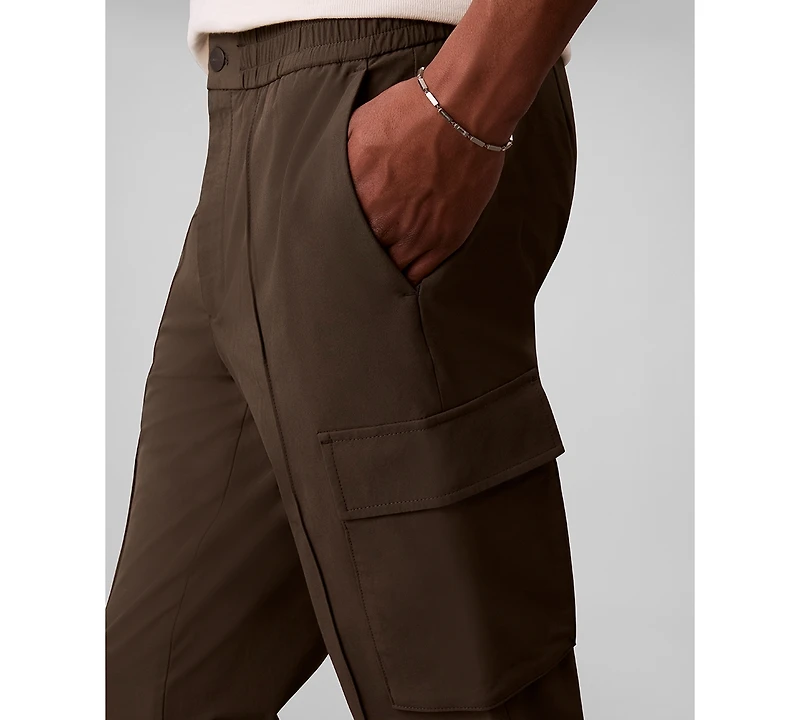 Calvin Klein Men's Tech Dobby Slim-Fit Cargo Pants