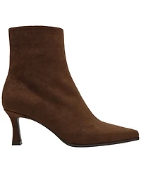 Anne Klein Women's Cosia Microsuede Pointed Toe Heeled Dress Booties