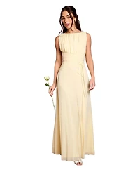 Coast Women's Mesh Ruched Waist Maxi Dress