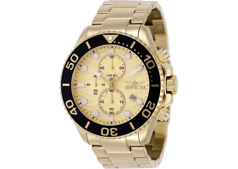 Invicta Men's 50225 Pro Diver Quartz Gold