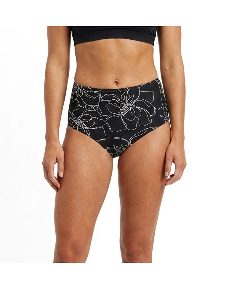 Calypsa Women's High-Waisted Bikini Bottom