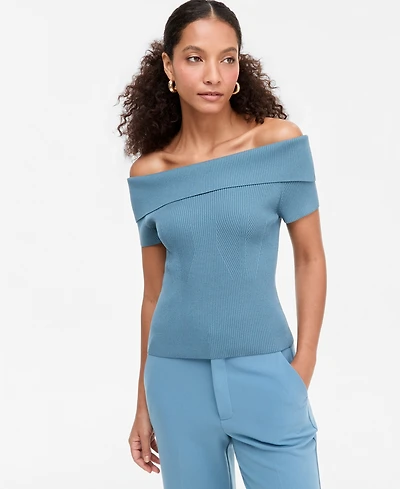 I.n.c. International Concepts Women's Off-The-Shoulder Sweater, Macy's Exclusive