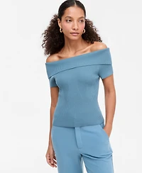 I.n.c. International Concepts Women's Off-The-Shoulder Sweater, Macy's Exclusive