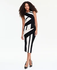 I.n.c. International Concepts Women's Asymmetric-Patchwork Skirt, Macy's Exclusive
