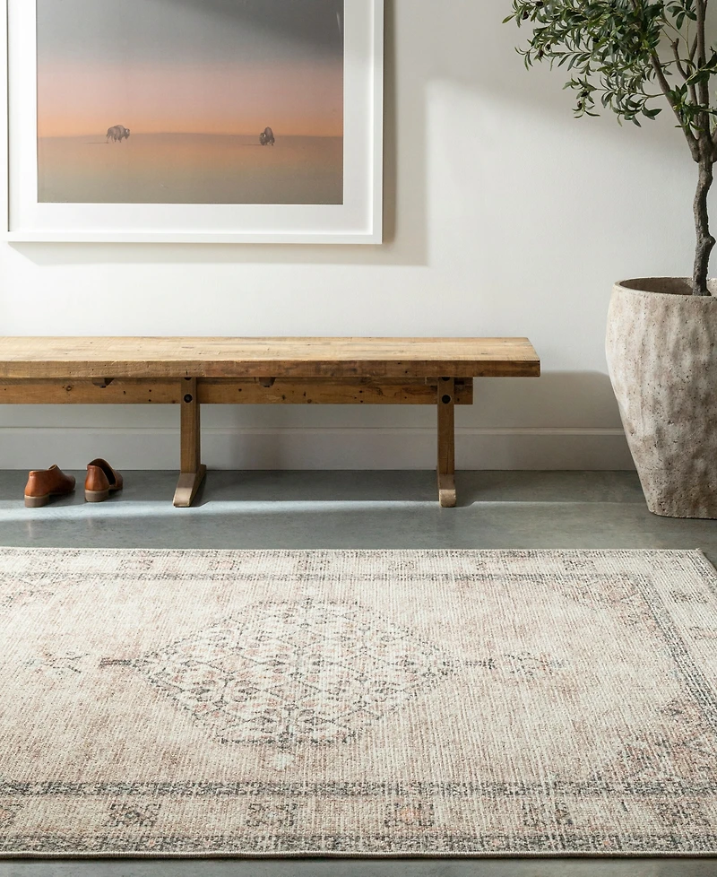 Becki Owens x Livabliss Midtown Machine Washable 89183 3'11" x 5'7" Area Rug