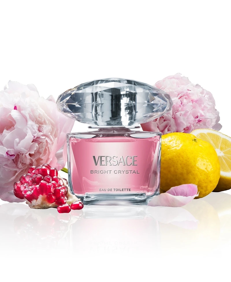 Versace Bright Crystal Eau de Toilette Spray, 3 oz.