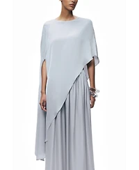 Nocturne Women's Draped Cape Blouse