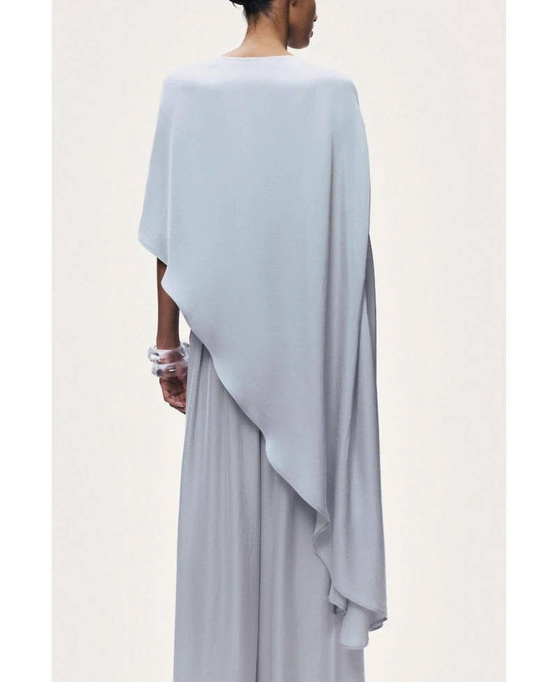 Nocturne Women's Draped Cape Blouse